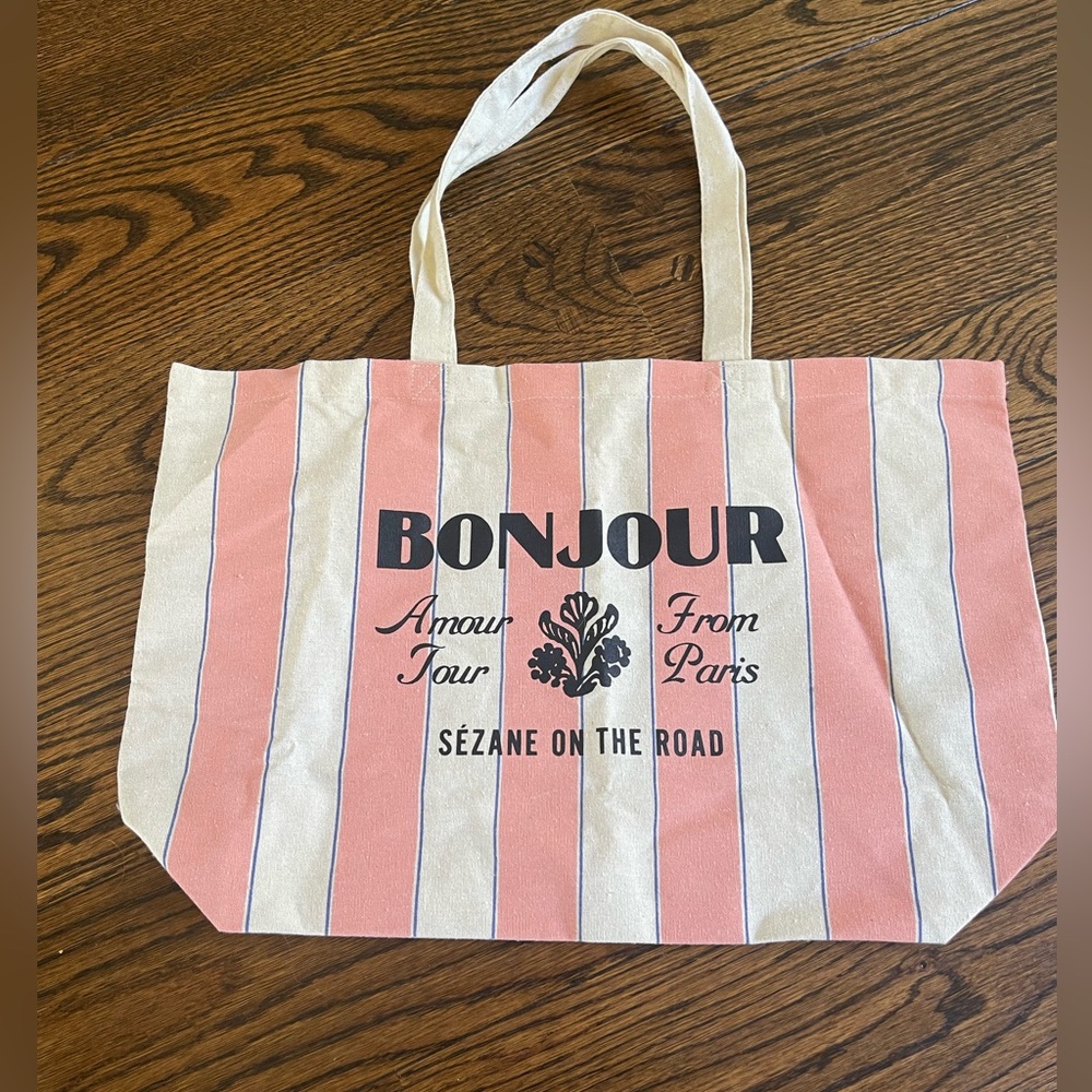 Sezane canvas tote